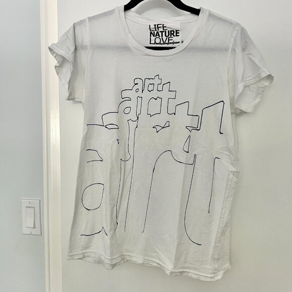 Freecity 4art Supervintage Short Sleeve Tee In White Light - Picture 2 of 4